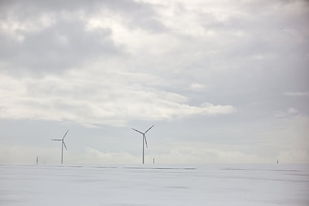 windmills at the filed during day thumbnail