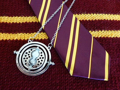 red, yellow, metal, tie thumbnail