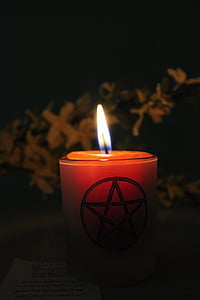 lighted pillar candle thumbnail