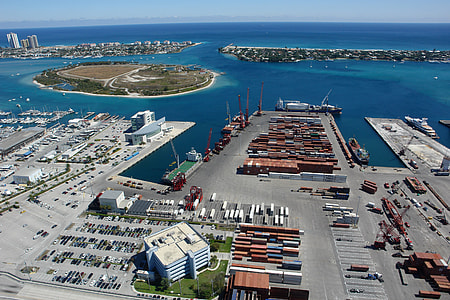 Lake Worth Inlet Harbor at Palm Beach in Florida thumbnail