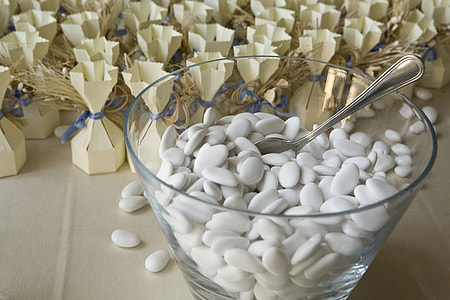 white candies in bowl thumbnail
