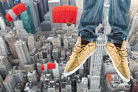 man above the city edited photo thumbnail