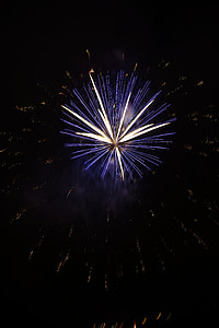 brown and purple fireworks during nighttime thumbnail