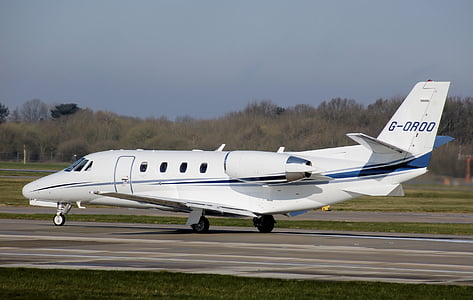 private plane on flying area during daytime thumbnail