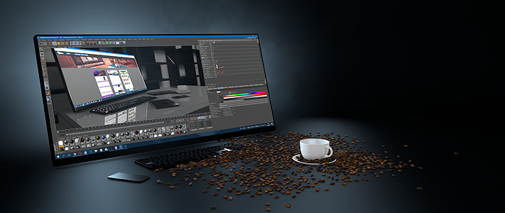 flat screen computer monitor thumbnail