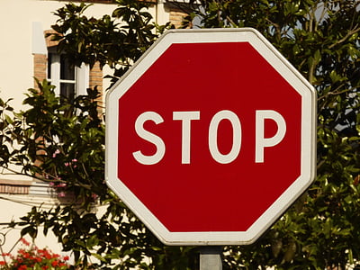 red and white stop signage thumbnail