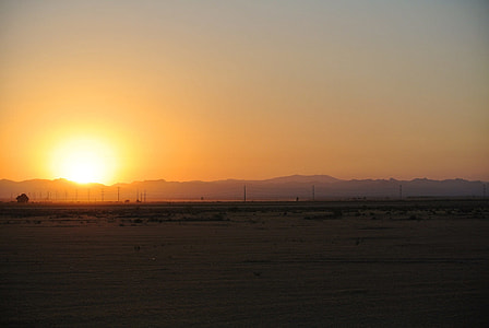 empty desert during golden hour thumbnail