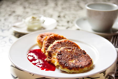 Close-up of Dessert Served in Plate thumbnail