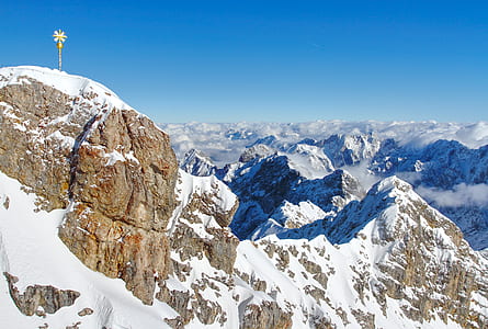 glacier mountains under blue sky during daytime thumbnail