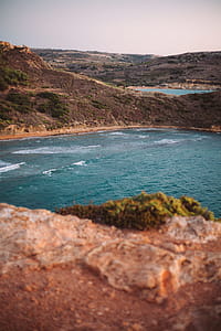 Top View of Cliff Near Shore thumbnail