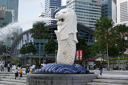 photo of Singapore lion water fountain thumbnail