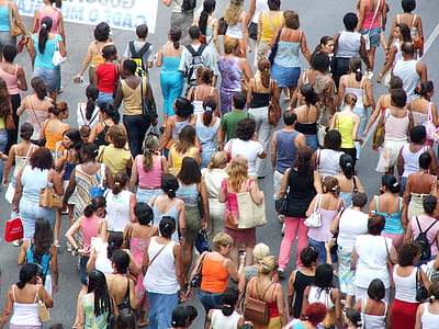 group of people standing on asphalt road outdoors during thumbnail