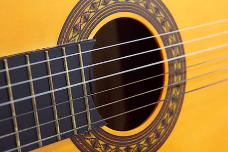 brown and black acoustic guitar thumbnail