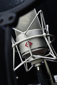 photo of gray recording microphone thumbnail
