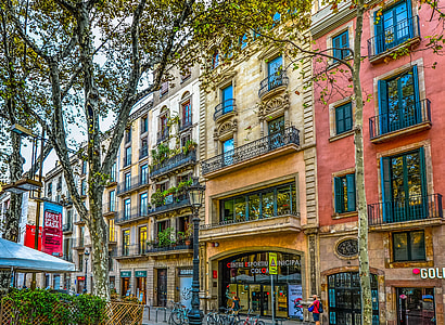 beige and pink concrete buildings thumbnail