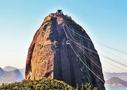 cable cars on mountain thumbnail