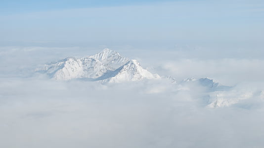 snowy mountain during daytime thumbnail