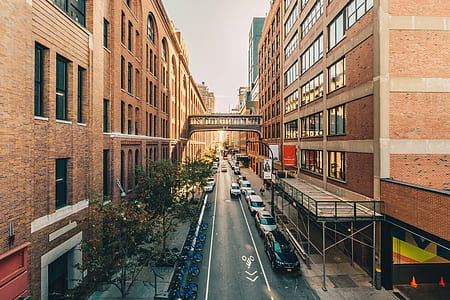 cars parked beside building thumbnail
