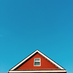 triangular white and brown wooden house thumbnail