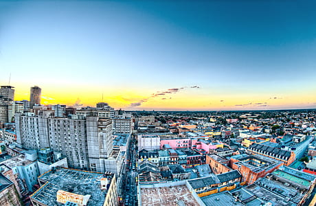 aerial photography of city thumbnail