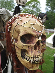 hanged brown skull decor thumbnail
