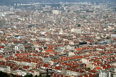 aerial view photography of white houses thumbnail