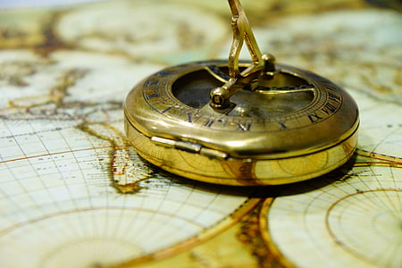 round gold-colored pocket watch thumbnail