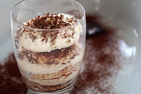 close-up photo of ice cream in clear glass thumbnail