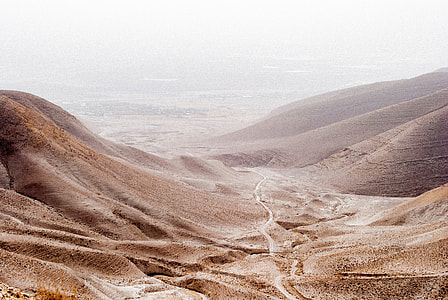 Landscape and Desert around the Jordan Valley, Israel thumbnail