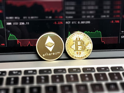 Ethereum and Bitcoin Emblems thumbnail