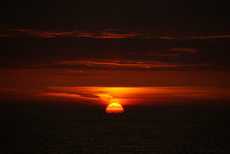 seashore during sunset thumbnail