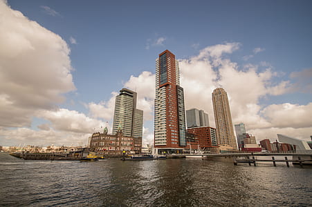 city, sky, water, clouds thumbnail