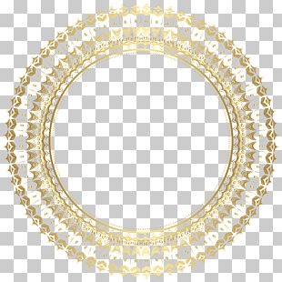 Corelle Tableware Plate CorningWare Glass, Round Gold Border Frame , illustration of round beige frame PNG clipart