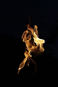 time lapse photography of yellow fire thumbnail