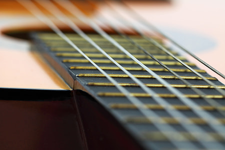 close-up photography of guitar thumbnail