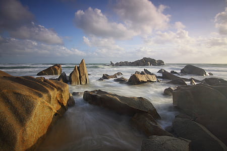 Ocean With Rock Formation thumbnail