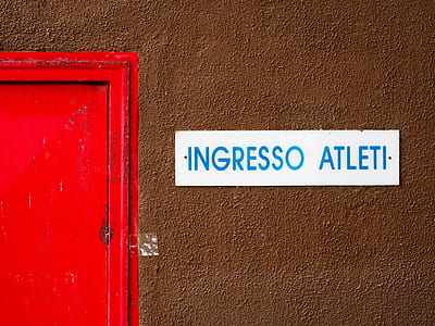 Ingresso Atleti signage thumbnail
