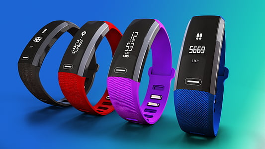 four fitness bands thumbnail