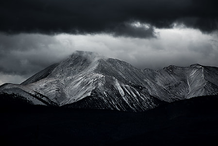 greyscale photo of mountain thumbnail