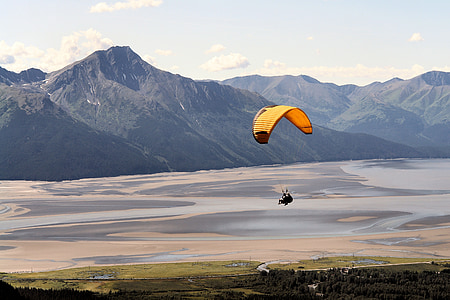 person paragliding above body of water thumbnail