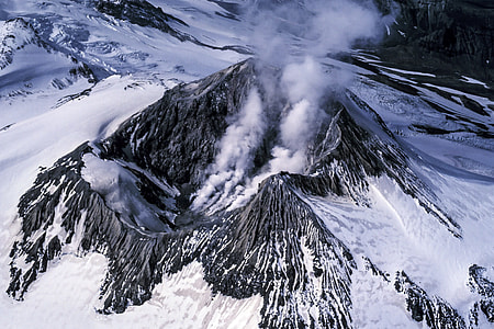 Volcano in Katmai National Park, Alaska thumbnail