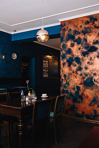 Interior of a modern restaurant thumbnail