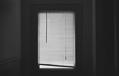 closed white window blinds thumbnail