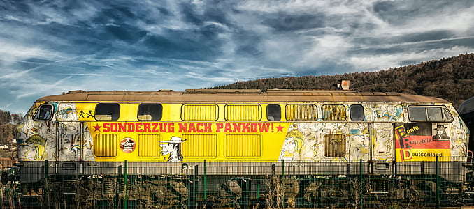 white and yellow train thumbnail