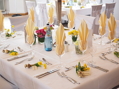 stainless steel fork on white tablecloth thumbnail