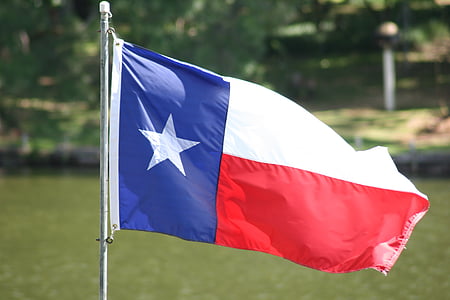 selective focus photography of flag of Texas thumbnail