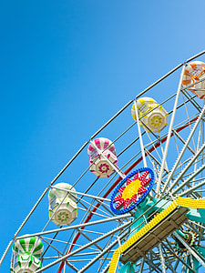low angle photography of multicolored ferris wheel thumbnail