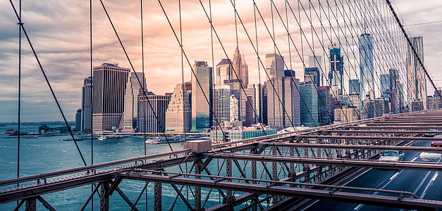 photography of brown metal bridge thumbnail