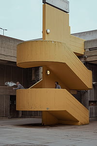 yellow concrete stair thumbnail