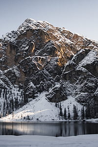 landscape photography of snow covered mountain thumbnail